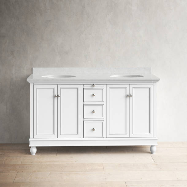 Kohler SolidExpressions® 61" Double Bathroom Vanity Top | Wayfair